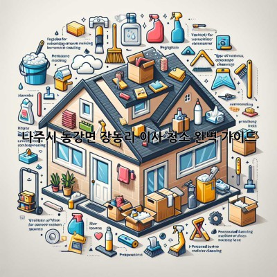 나주시 동강면 장동리 이사 청소 완벽 가이드