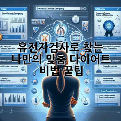 유전자검사🧬로 찾는 나만의 맞춤 다이어트 비법 꿀팁! 🍯