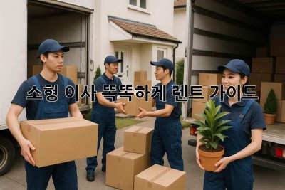 📦 소형 이사, 똑똑하게! 렌트 가이드 🚗