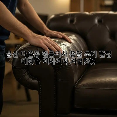 울산 다운동 원룸이사 용달 후기🏠 꿀팁 대방출! #이사견적 #저렴한곳