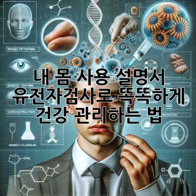 내 몸 사용 설명서🧬: 유전자검사로 똑똑하게 건강 관리하는 법!