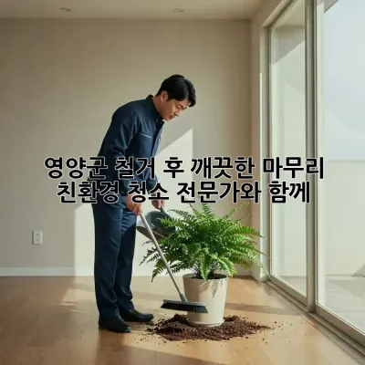 영양군 철거 후 깨끗한 마무리, 친환경 청소 전문가와 함께!