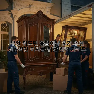 부안 위도면 용달이사 후기 추천: 성공적인 이사를 위한 완벽 가이드